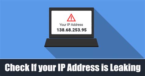 How do I fix a leaking IP address?