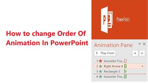 How do I fix animation order in PowerPoint?