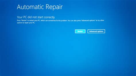 How do I fix blue screen automatic repair?