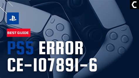 How do I fix error code CE 107891 6 on PS5?