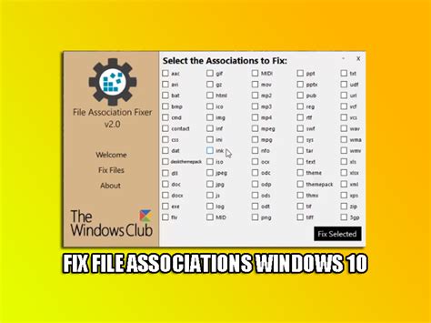 How do I fix file associations?