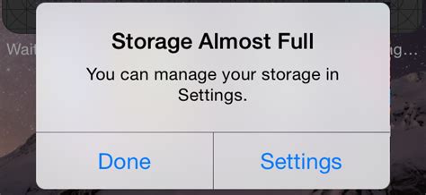 How do I fix full storage?