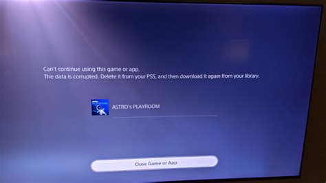 How do I fix game update error on PS5?