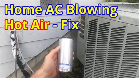 How do I fix my AC blowing hot air?