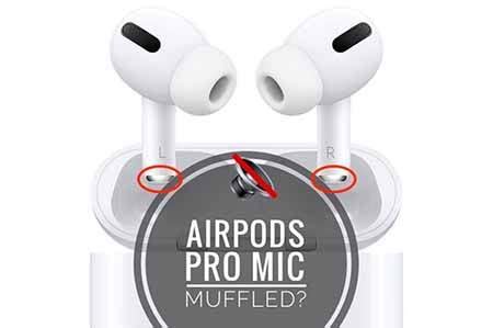 How do I fix my AirPod muffled mic?