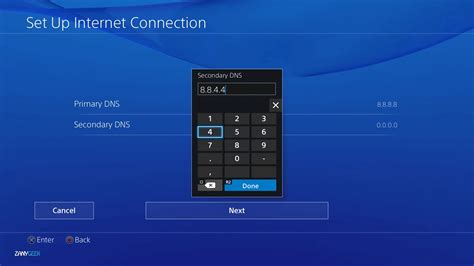 How do I fix my DNS server on PS4?