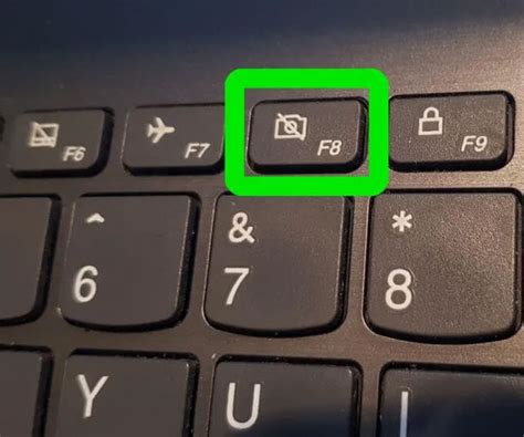How do I fix my F8 key not working?