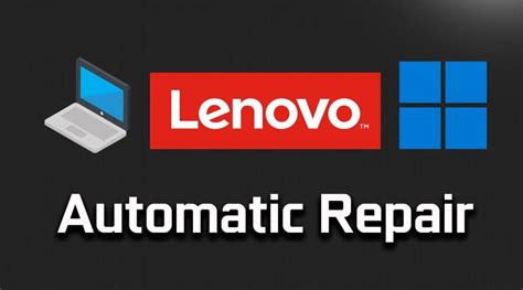 How do I fix my Lenovo automatic repair?