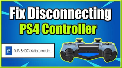 How do I fix my PS4 controller from randomly disconnecting?