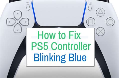 How do I fix my flashing blue controller?