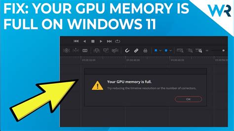 How do I fix my full GPU memory?