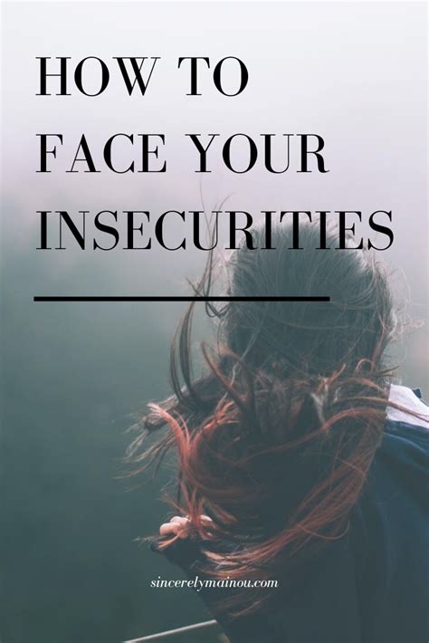 How do I fix my insecurity?