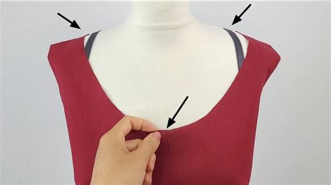 How do I fix my neckline that is too big?