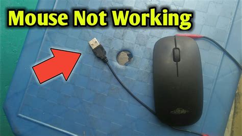 How do I fix my optical mouse not working?