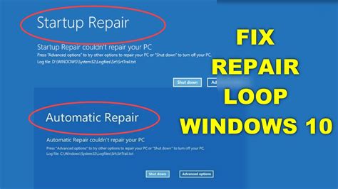 How do I fix startup repair in Windows 10?