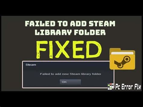 How do I fix the Steam library folder?
