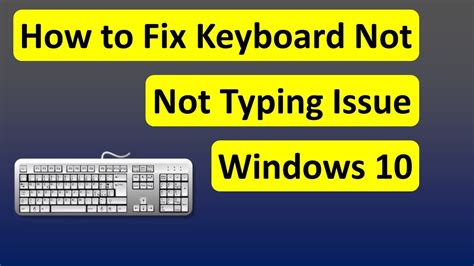 How do I fix typing on Windows 10?