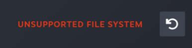 How do I fix unsupported file system on steam?