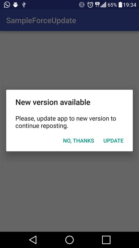 How do I force an app to update?
