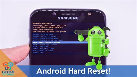 How do I force my Android to factory reset?