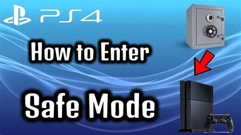 How do I force my PS4 into Safe Mode?