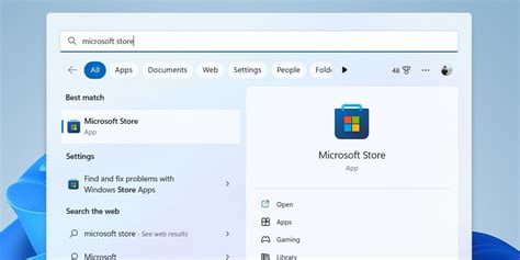 How do I force open Microsoft Store?