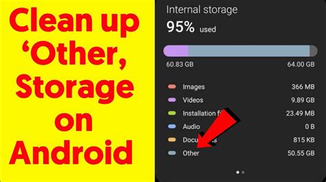 How do I free up internal storage on my Android?