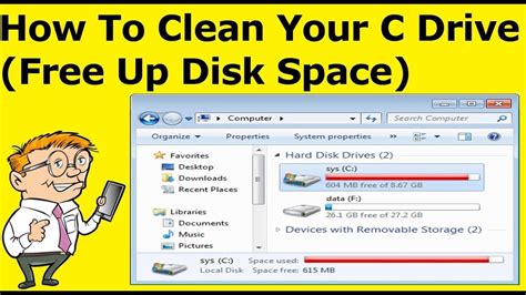 How do I free up space in C drive?