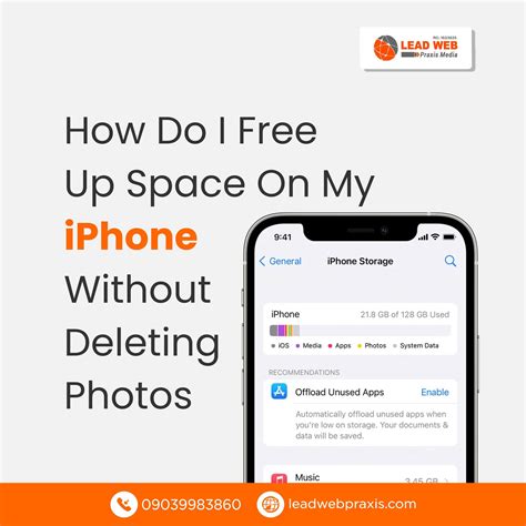 How do I free up space without deleting my photos?