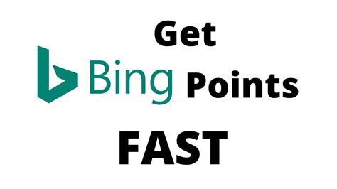 How do I get Bing points fast?