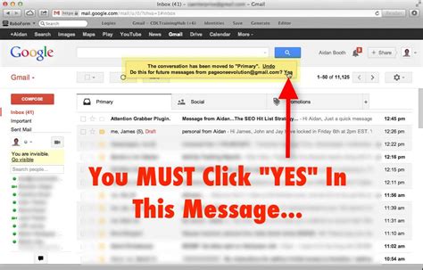 How do I get Gmail to show all of my emails?