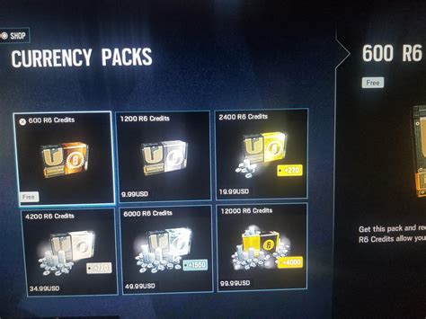 How do I get R6 credits?