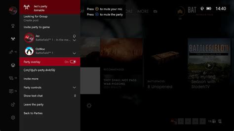 How do I get Xbox party overlay on PC?