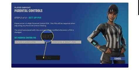 How do I get a 6-digit PIN for Fortnite?