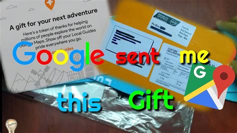 How do I get a Google Local Guide gift?