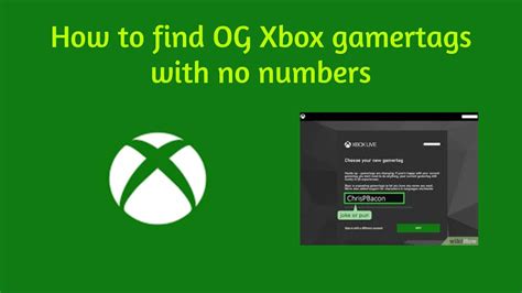 How do I get a Xbox gamertag without a number?