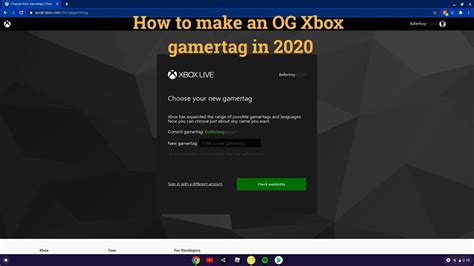 How do I get a gamertag without a number?