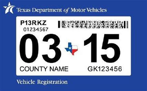 How do I get a registration sticker for my trailer in Texas?