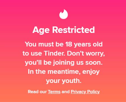 How do I get around Tinder age ban?
