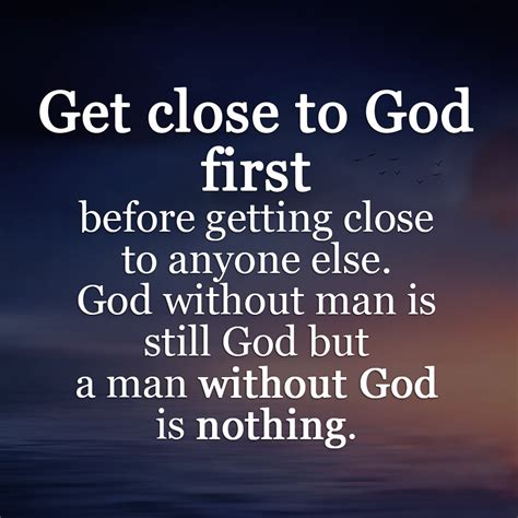 How do I get back to being close to God?