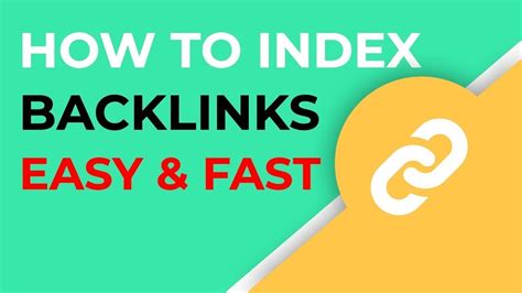 How do I get backlinks indexed fast?