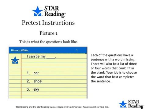 How do I get better at star reading test?