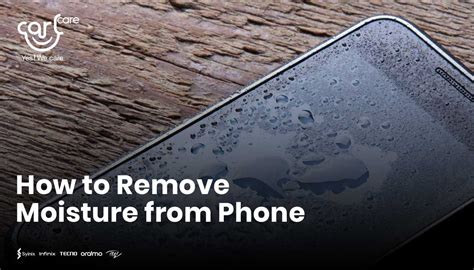 How do I get moisture out of my phone?