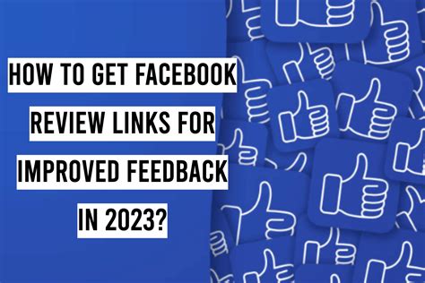 How do I get my Facebook review link 2023?