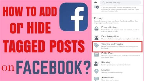 How do I get my hidden tagged posts back on Facebook timeline?