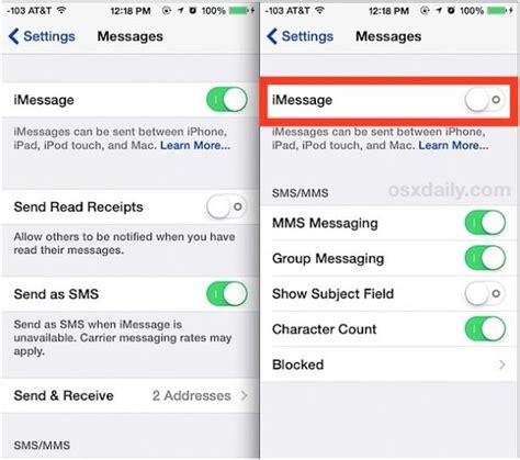 How do I get my iMessage back to blue?