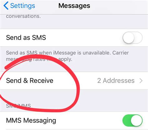 How do I get my iPhone to accept emails?