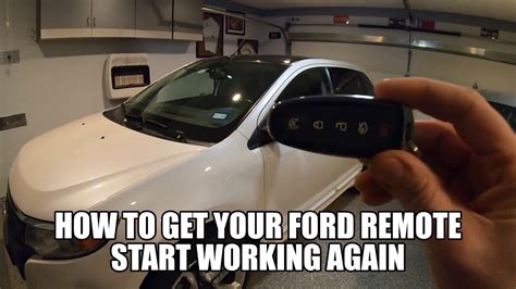 How do I get my remote start to work again?