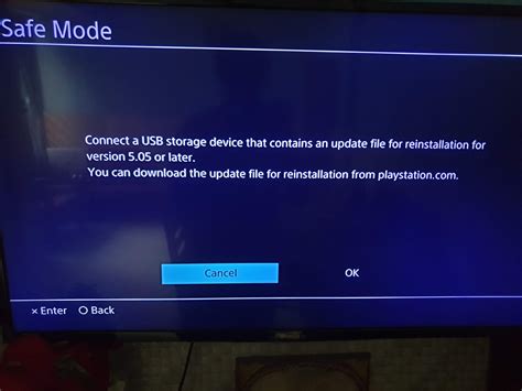 How do I get out of Safe Mode on ps4?