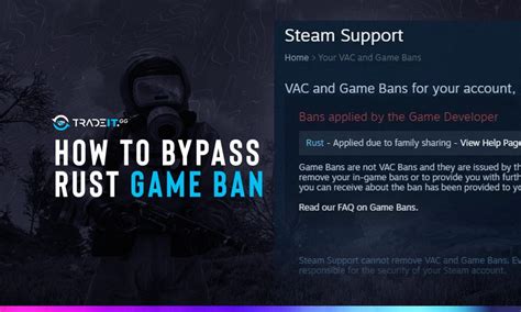 How do I get rid of VAC ban Rust?